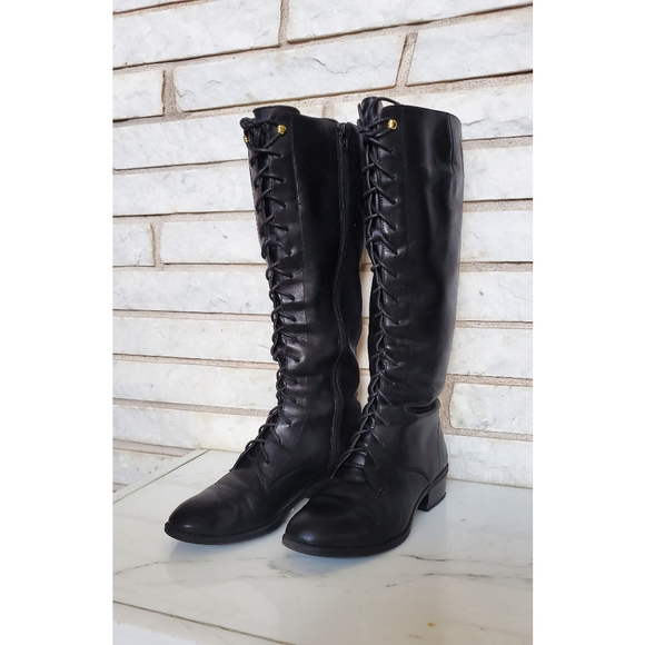 Lauren Ralph Lauren Shoes - Lauren Ralph Lauren Black Lace up Combat Boots
